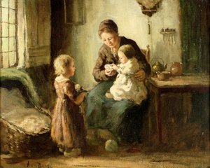 Giocando con il bambino